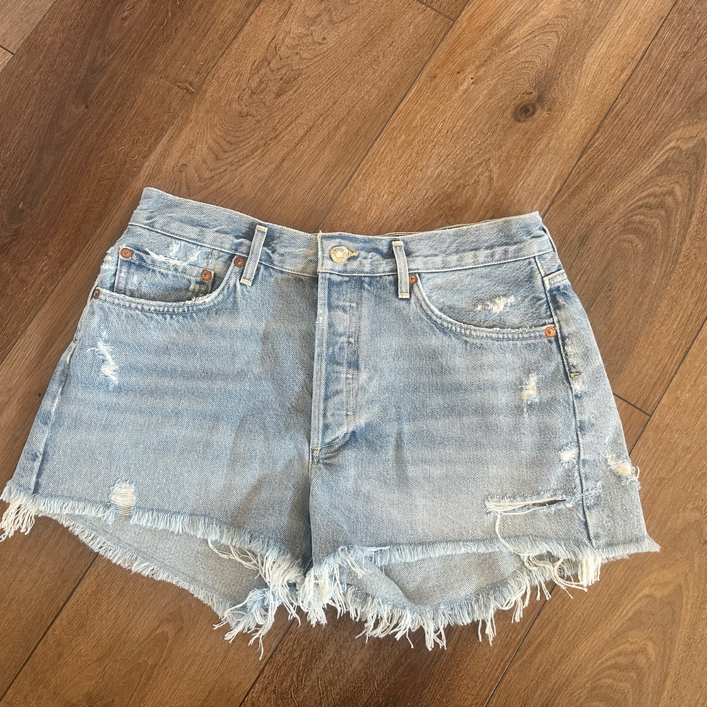 Agolde Parker vintage cut off denim shorts